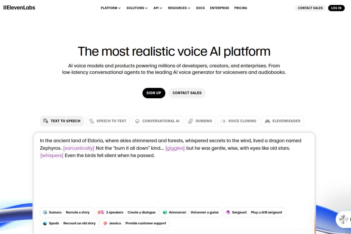 ElevenLabs screenshot 1