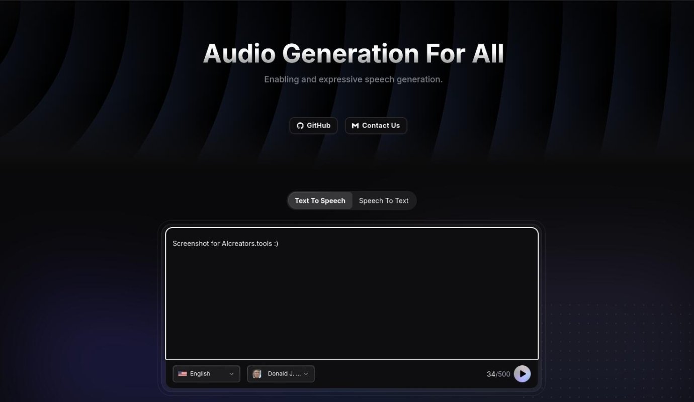 Fish Audio (OpenAudio) screenshot 1