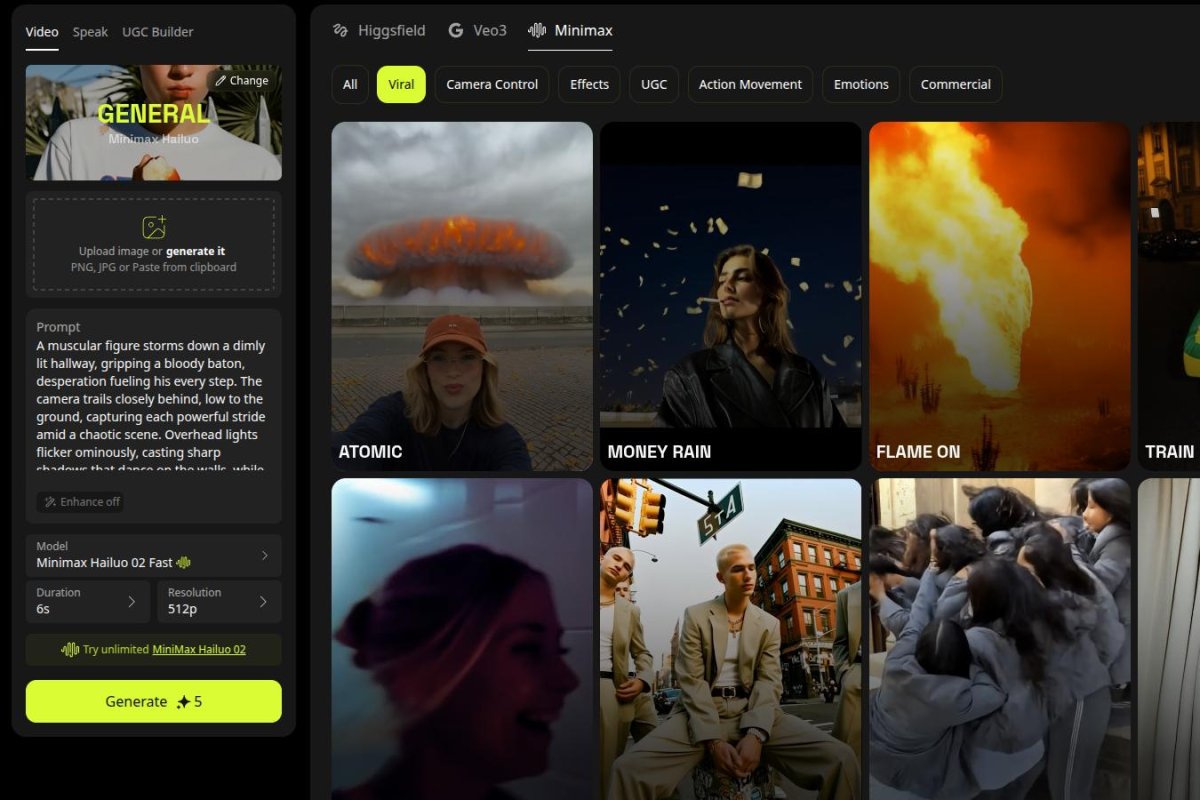Higgsfield AI screenshot 3