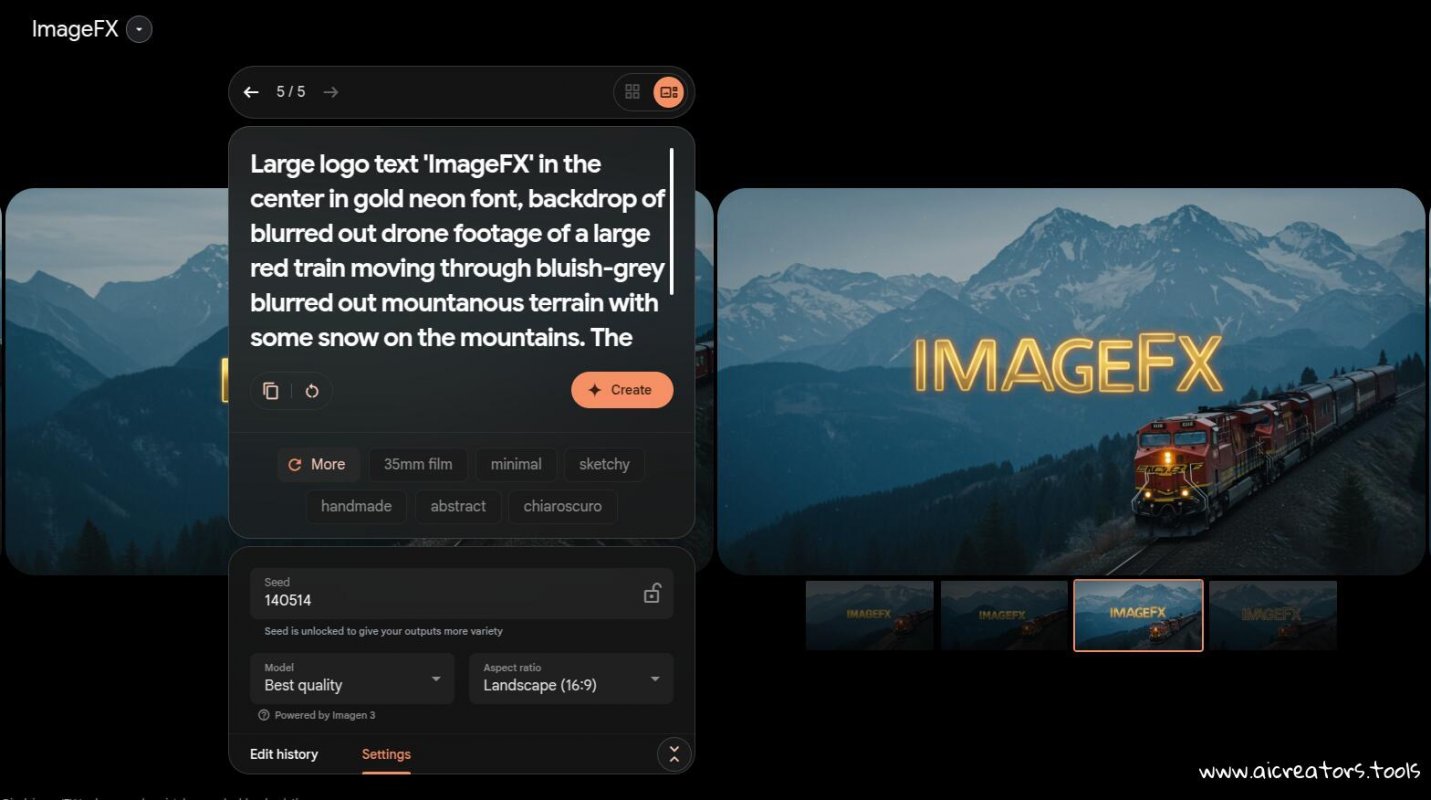 ImageFX screenshot 2