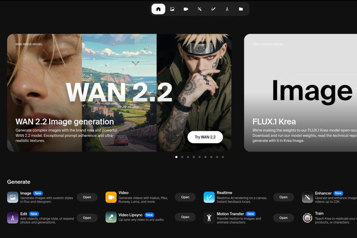 KREA AI screenshot 1