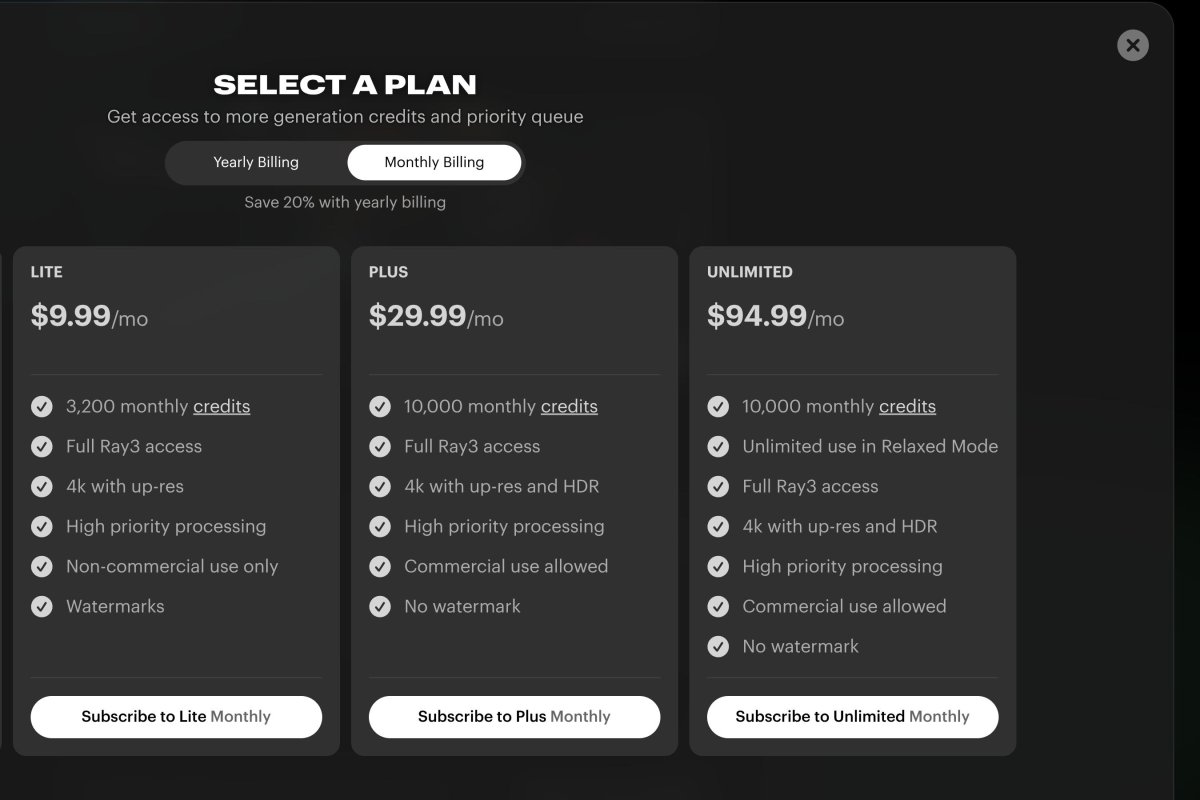 Luma Dream Machine screenshot 7