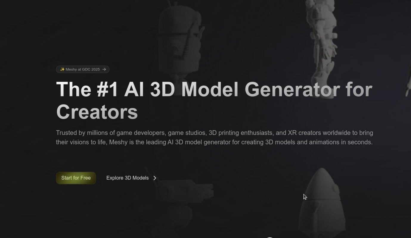 Meshy AI screenshot 1