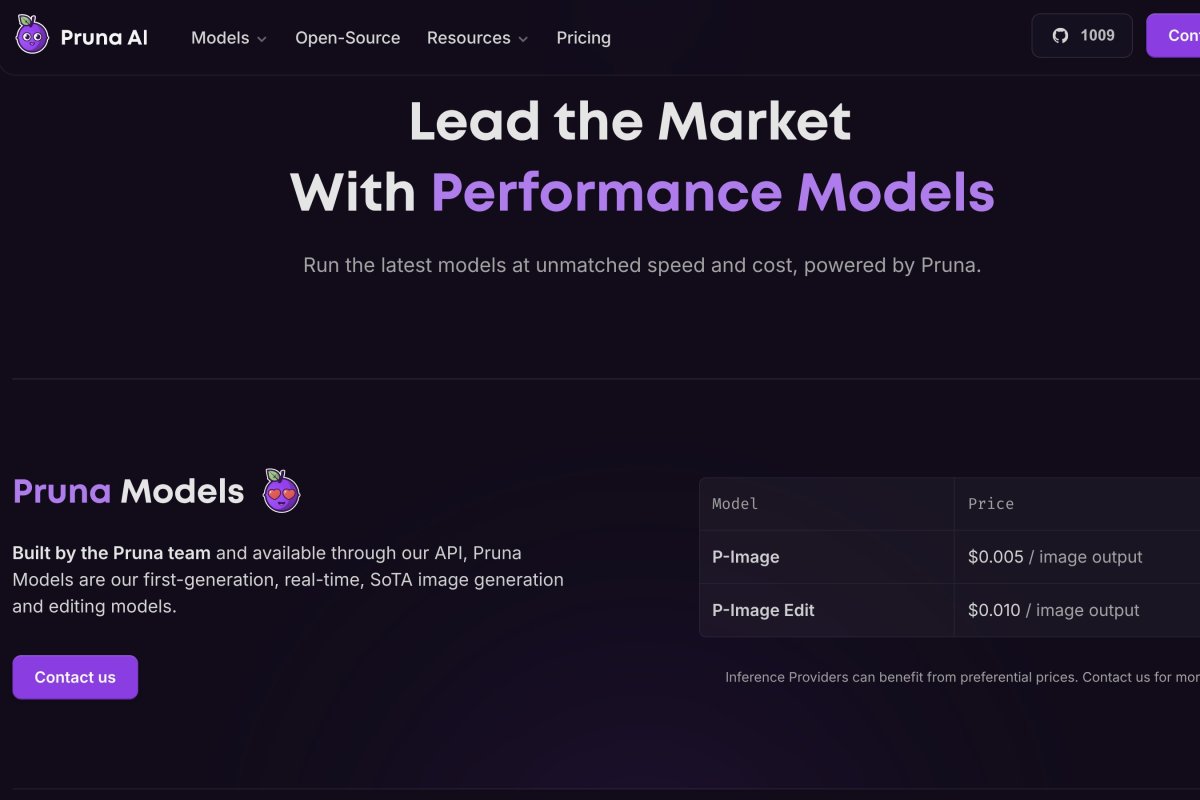 Pruna AI screenshot 2