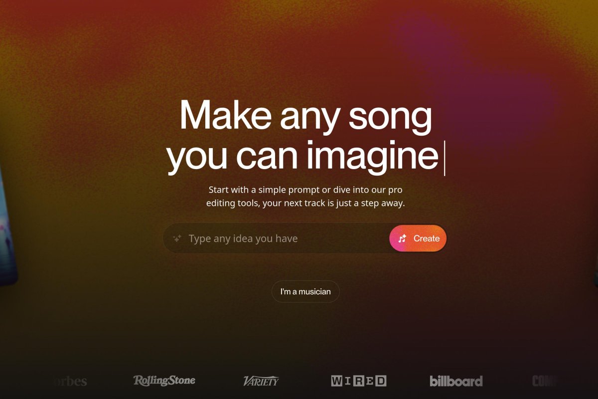Suno AI screenshot 1