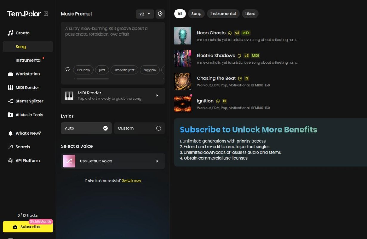 Tempolor screenshot 2