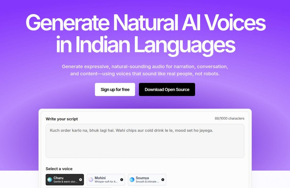 Veena TTS (Maya) screenshot 1