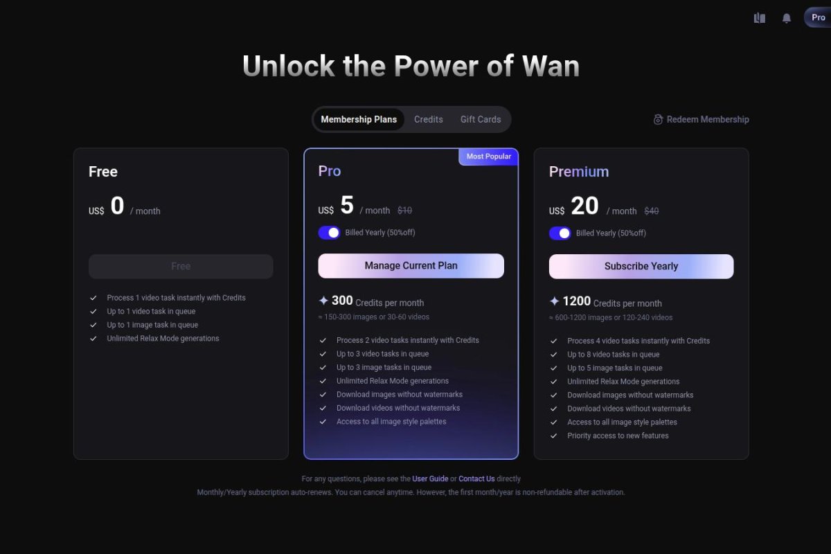 Wan (Online Platform) screenshot 5