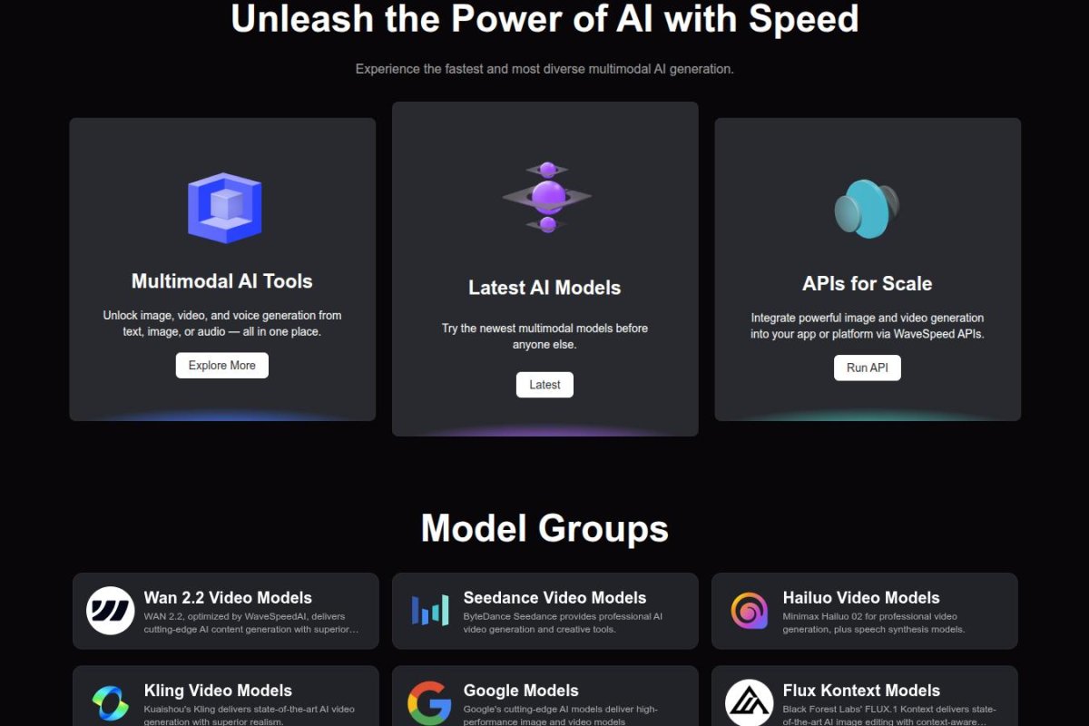 WaveSpeedAI screenshot 2